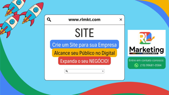 Crie um Site na RL Marketing