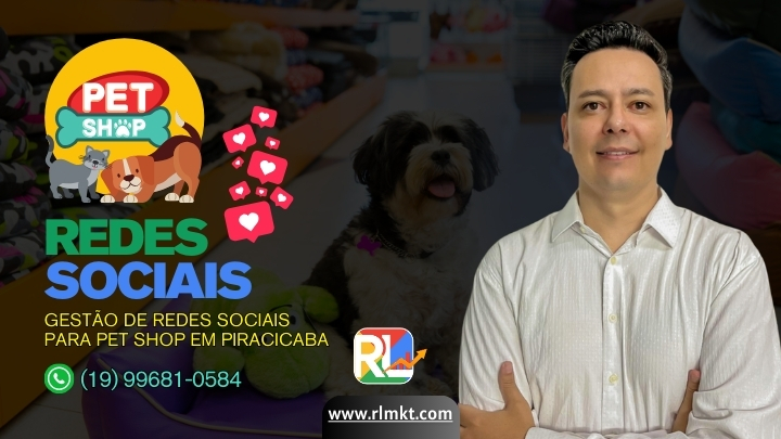 Gestão de Redes Sociais para Pet Shop em Piracicaba SP