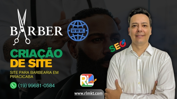Site para Barbearia em Piracicaba SP