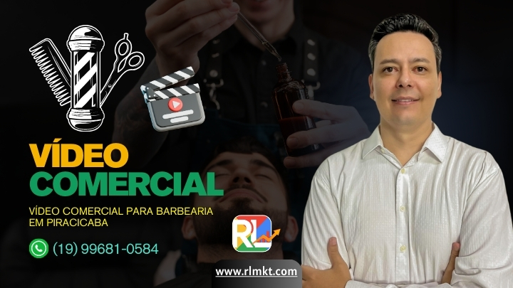 Vídeo Comercial para Barbearia em Piracicaba SP