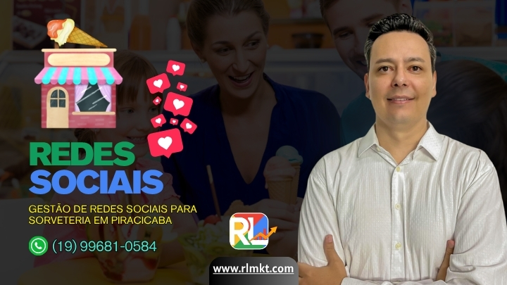 Gestão de Redes Sociais para Sorveteria em Piracicaba SP