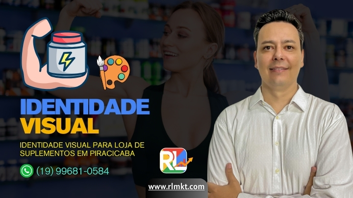 Identidade Visual para Loja de Suplementos em Piracicaba SP