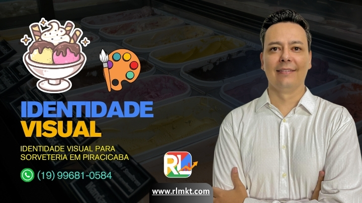 Identidade Visual para Sorveteria em Piracicaba SP