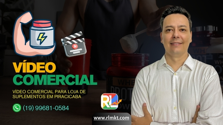 Vídeo Comercial para Loja de Suplementos em Piracicaba SP
