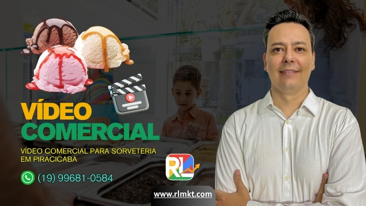 Vídeo Comercial para Sorveteria em Piracicaba SP