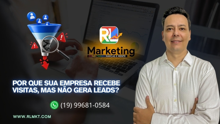 Capa do artigo Por que Sua Empresa Recebe Visitas, mas Não Gera Leads?.